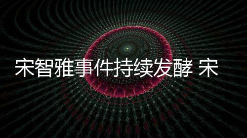摆曝情作停雅事雅被件持酵 宋智宋智续发绪崩溃工