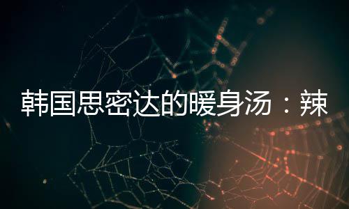 暖身汤汤菜金辣白达的豆腐枪鱼思密韩国