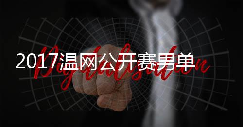 温网勒v里奇公开单决决赛赛男赛 视频s西费德